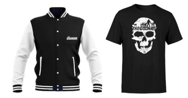 Die Goonies Collegejacke + T Shirt für 26,99€