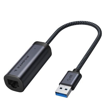 RAMPOW USB A zu Gigabit Ethernet Adapter für 10,49€ (statt 15€)   Prime