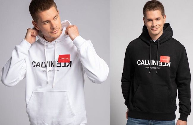 Calvin Klein Text Reverse Logo Hoodie für 53,55€ (statt 84€)