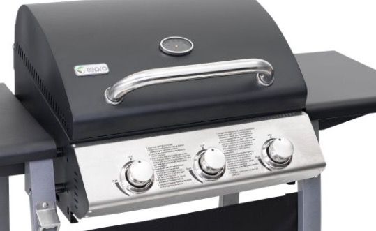 Abgelaufen! Tepro Clarksdale Gasgrill mit Piezo Zündung + 3 Brennern für 93,93€ (statt 180€)