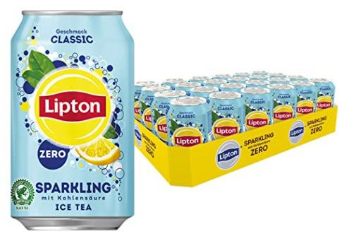 24er Pack Lipton Eistee mit Zitronen Geschmack ohne Zucker für 9,99€ + 6€ Pfand   Prime