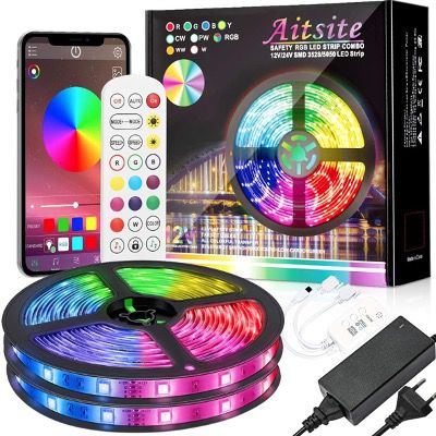 Aitsite LED Strips 10M IP65 Wasserdicht mit Bluetooth, Fernbedienung für 17,99€ (statt 30€)