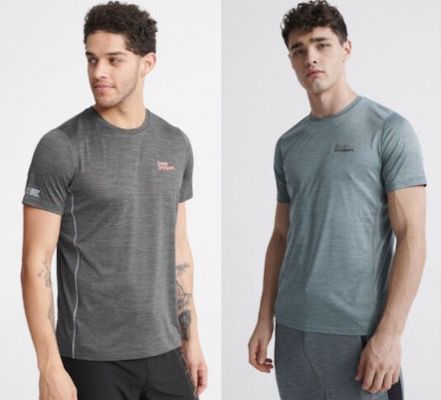 Superdry Herren Training T Shirt für je 12€ (statt 22€)   Restposten