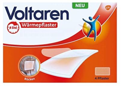 4er Pack Voltaren Wärmepflaster Rücken ab 9,59€ (statt 11,50€)