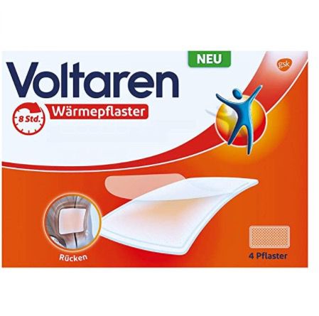 4er Pack Voltaren Wärmepflaster Rücken ab 9,65€ (statt 11€)