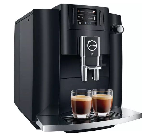 JURA E6 Piano Black Kaffeevollautomat für 655,99€ (statt 715€)