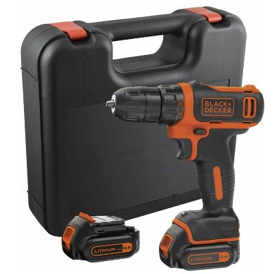 Black+Decker Akku Bohrschrauber inkl. 2. Akku 10,8V und Koffer für 46,55€ (statt 61€)