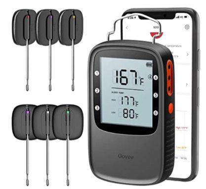 Govee Grillthermometer mit 6 Sonden & App Anbindung für 29,99€ (statt 43€)