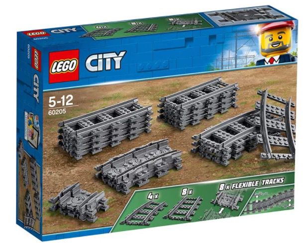 Lego City Schienen mit 20 Teilen für 12,86€ (statt 16€) 6 Weichen für 12,76€ (statt 16€) prime