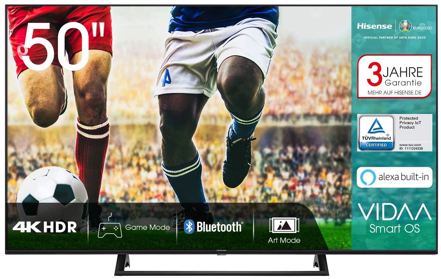 Hisense 50AE7200F   50 Zoll UHD Fernseher für 349,20€ (statt 388€)