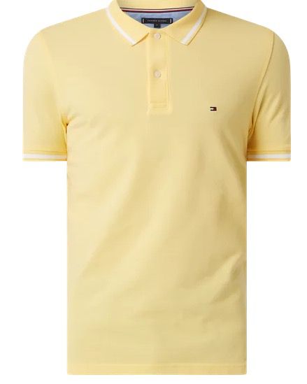 Tommy Hilfiger Regular Fit Poloshirt aus Piqué in 2 Farben und nur Größe L für 23,99€ (statt 53€)