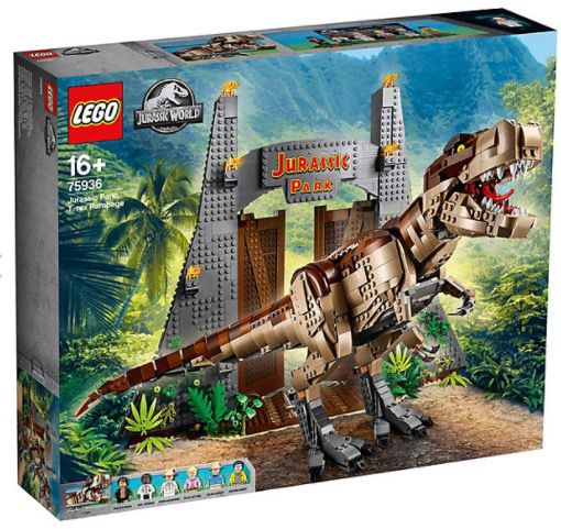 Lego Jurassic World   Jurassic Park: T Rex Verwüstung (75936) für 210,94€ (statt 250€)
