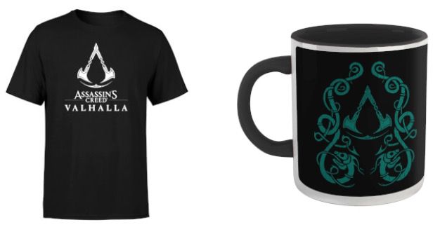 Assassins Creed Valhalla T Shirt und Tasse für 11,48€ (statt 26€)