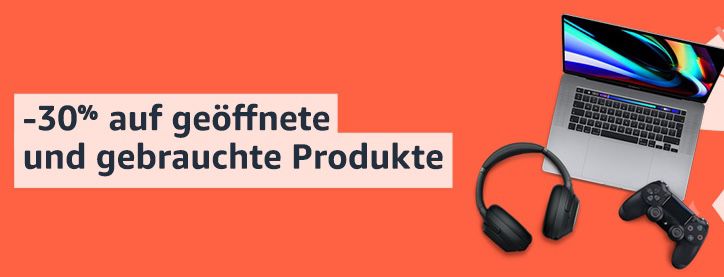 30% Rabatt auf ausgewählte Amazon Warehousedeals für Primer