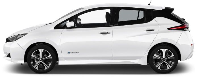 Privat & Gewerbe: Nissan Leaf ZE1 mit 150PS in Pearl White für 95€ mtl.   LF 0,41