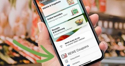 REWE 5€ Rabatt ab 40€ Einkauf   Coupon in der App   nur HEUTE