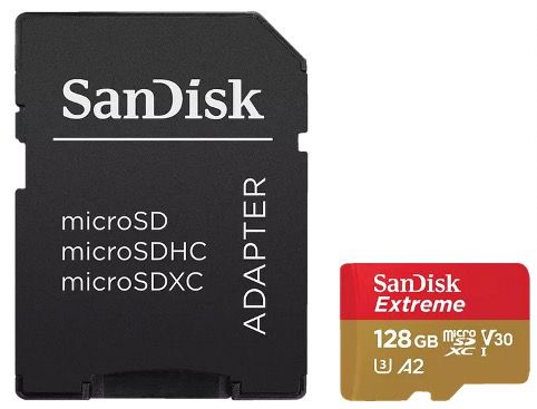 SanDisk Extreme A2 microSD 128GB für 16,99€ (statt 23€)