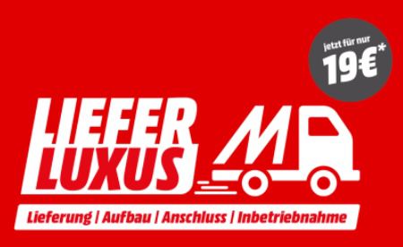 Media Markt: Lieferluxus für Haushaltsgroßgeräte ab 299€ für nur 19€ (Lieferung, Aufstellung und Anschluss)