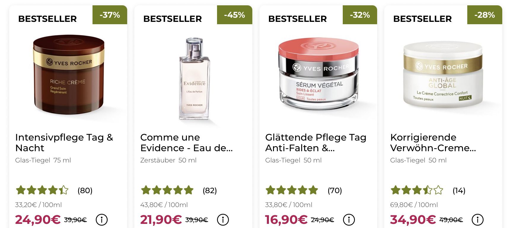 Yves Rocher Crazy Deals: 1. Artikel Gratis ab 10€ MBW + VSK frei ab 20€