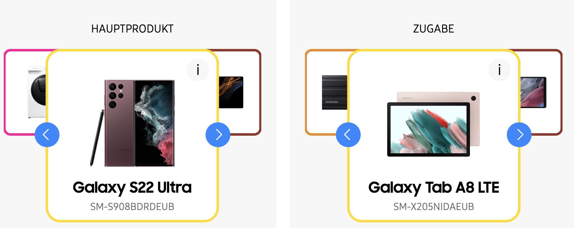 Samsung Bundle Deals: z.B. Galaxy Tab S8 Ultra 5G + GRATIS Galaxy Book Go LTE