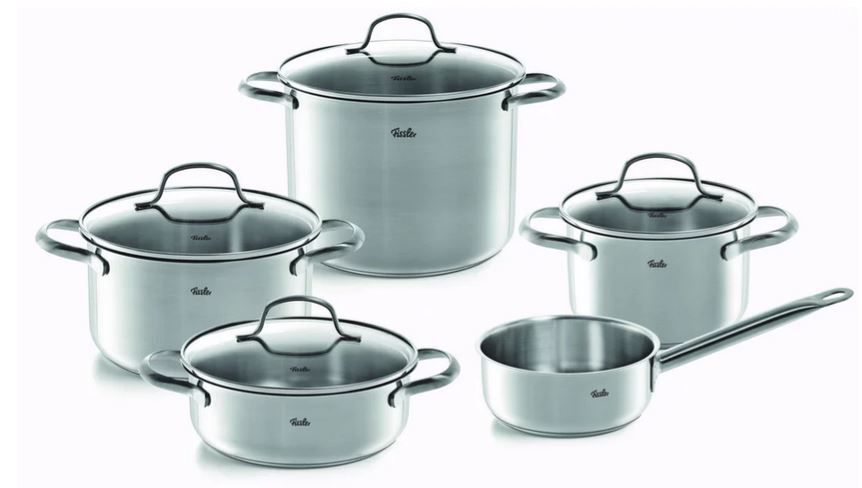 Fissler Toronto   5teiles Edelstahl Kochtopfset für 82,34€ (statt 111€)