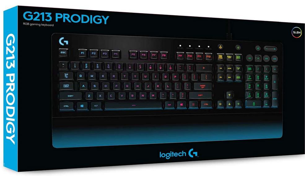 Logitech G213 Prodigy Gaming Tastatur mit RGB Beleuchtung für 39,90€ (statt 48€)