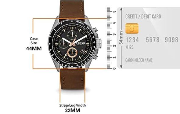 Fossil Decker CH2885 Herren Chronograph für 56,20€ (statt 75€)