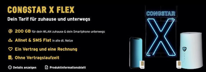 congstar X Telekom Allnet Flat mit 200GB inkl. 2. Simkarte für 50€ mtl.   monatlich kündbar!