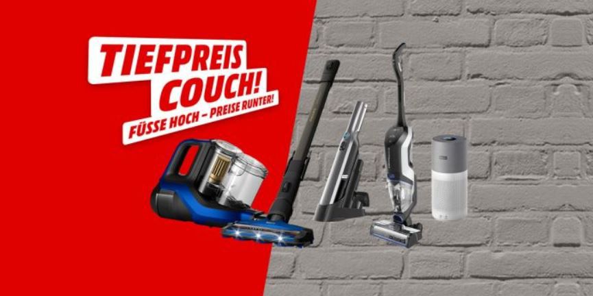 Media Markt Tiefpreiscouch: z.B. BISSELL CrossWave Cordless Hartbodenreiniger für 469€ (statt 499€)