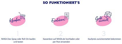 NIVEA Original Care Deo ausprobieren   bei Nichtgefallen Geld zurück