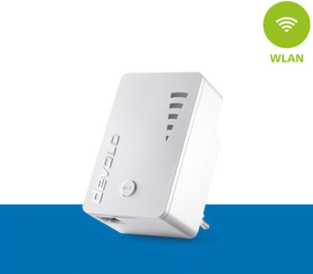 devolo ac WLAN Verstärker mit Gbit LAN Port 1200Mbps für 39,99€ (statt 47€)   refurb.