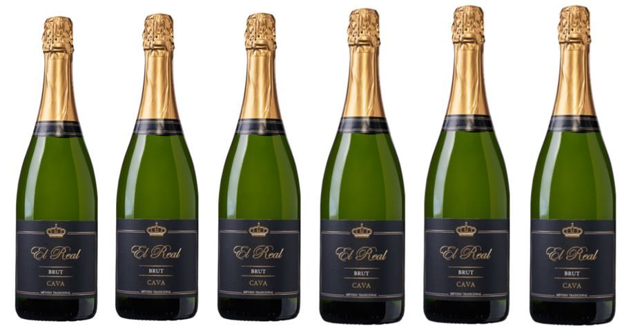 El Patrón Real D.O. 6 Flaschen Cava Brut für 43,84€ (statt 54€)