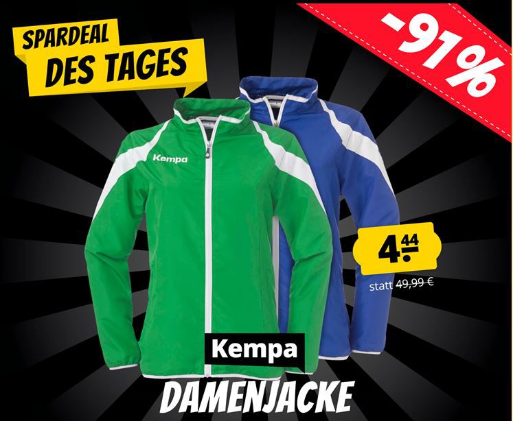 Kempa Motion Damen Handball Jacke (L + XL) ab 8,39 € (statt 19€)