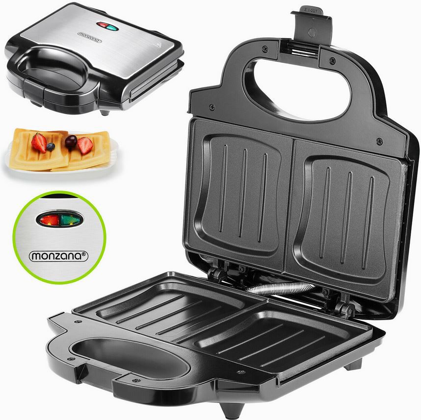 monzana MZ3080 XXL Sandwichmaker für 14,83€ (statt 22€)