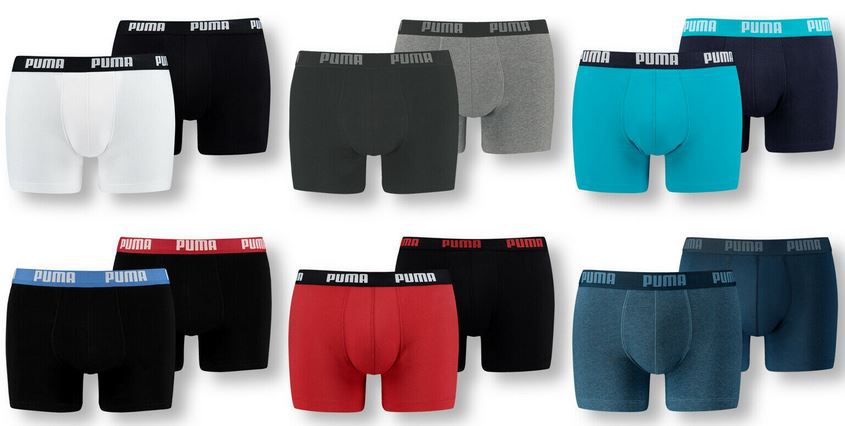 Puma Herren Basic Trunk 6er Pack Boxershorts für 36,99€ (statt 45€) Restgrößen