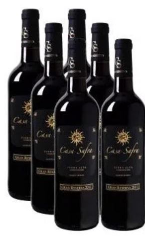 Weinvorteil Ernte Deals mit 10€ extra Rabatt auf ausgewählte Weine z.B. 6 Flaschen Casa Safra Gran Reserva ab 25,84€