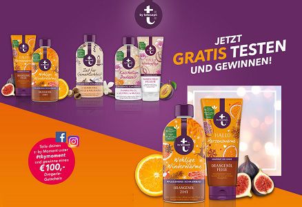 Gratis: t: by tetesept Dusche oder Schaumbad ausprobieren