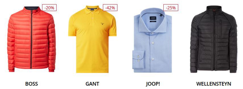 Ansons mit 20% Extra Rabatt auf ausgewählte Artikel + keine VSK   z.B. BOSS, GANT oder Hilfiger