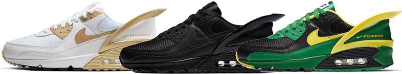 Nike Air Max 90 FlyEase Sneaker in 5 Designs bis Größe 48.5 für 78,38€ (statt 100€)