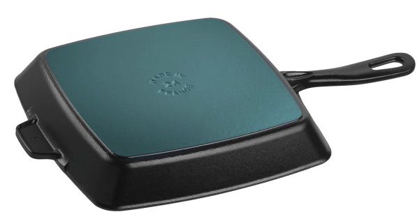 Staub Grillpfanne aus Gusseisen (26 cm) für 64,49€ (statt 83€)   induktionsgeeignet!