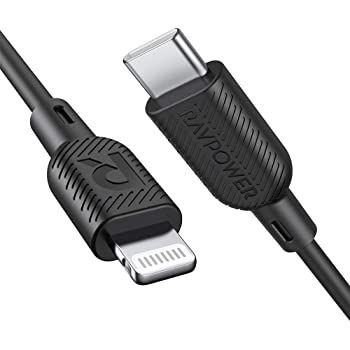Vorbei! RAVPower USB C auf Lightning Kabel (1,8m) für 8,99€   Prime