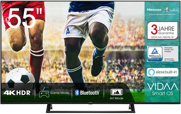 Hisense 55AE7200F   55 Zoll UHD smart Fernseher für 299,70€ (statt 349€)