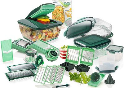 Genius Nicer Dicer Chef Deluxe XXL (34 teilig) für 99,95€ (statt 140€)