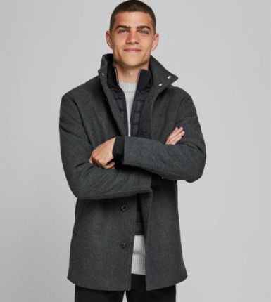 Jack & Jones JJDUAL Wollt Mantel für 97,99€ (statt 136€)