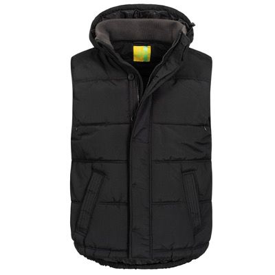 Lemon & Soda Bodywarmer Unisex Weste mit Kapuze für 16,94€