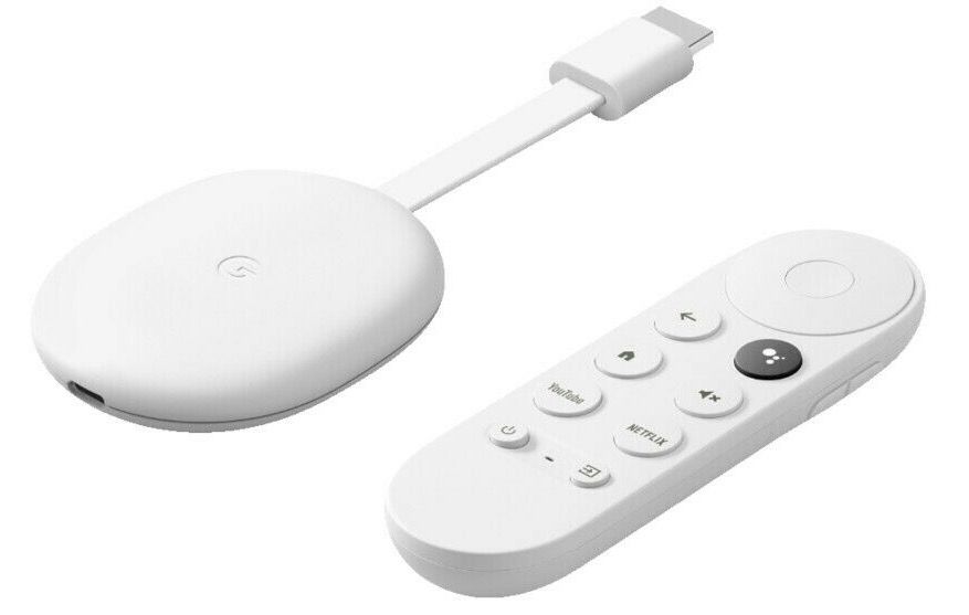 Chromecast 4K mit Google TV mit Spotify Gutschein (6 Monate für Neukunden) + 3 Monate YouTube Premium für 59,99€ (statt 70€)