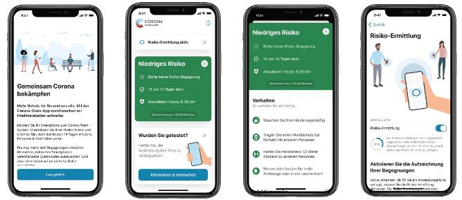 Corona Warn App: Neue Features wie Kneipen Checkin oder Kontrolle der Infektionsketten