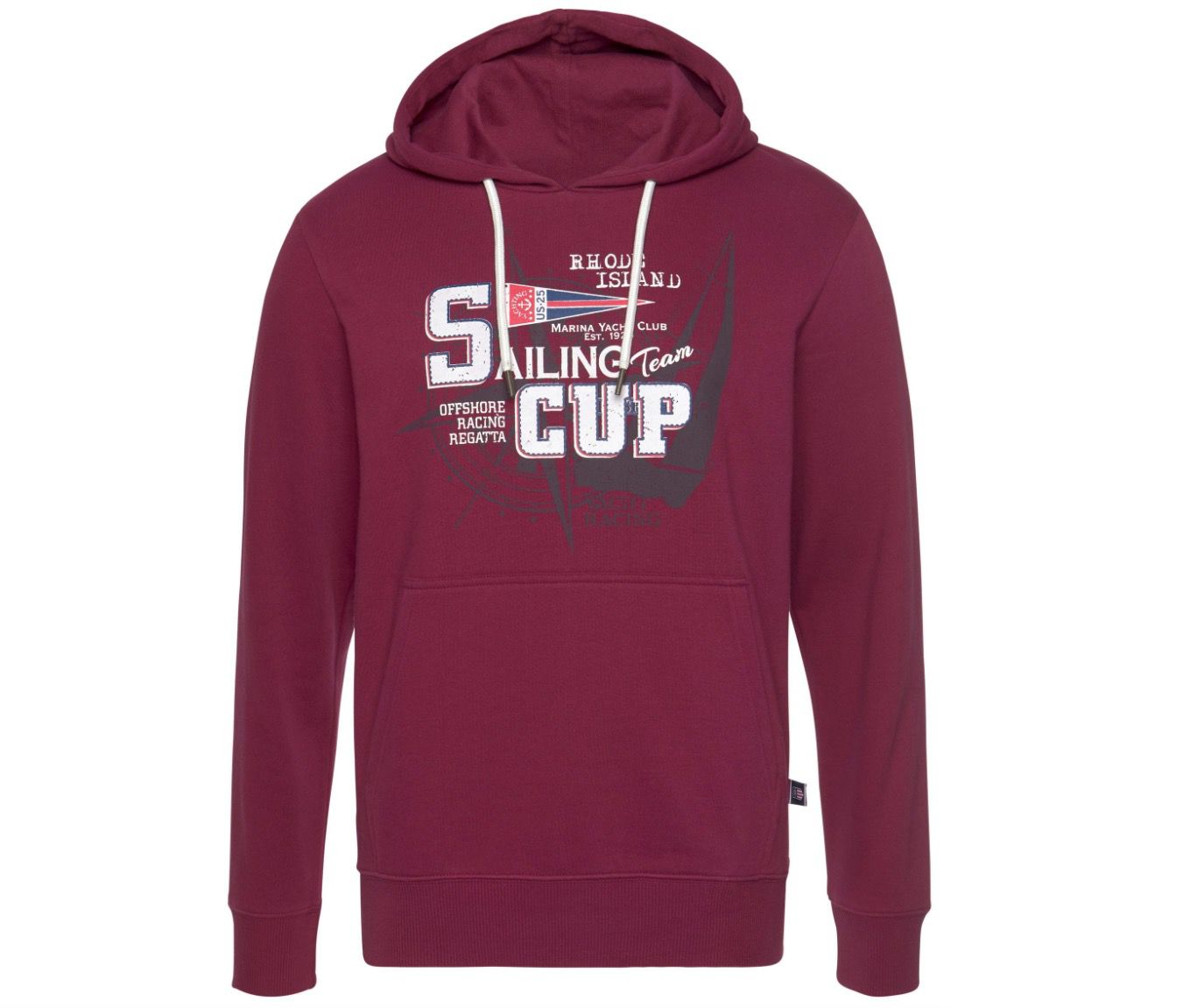 Rhode Island Kapuzensweatshirt mit Frontprint ab 17,53€ (statt 30€)   S bis XL