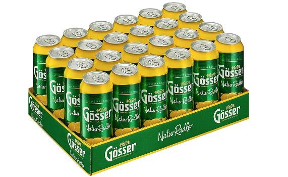 24x Gösser Natur Radler (auch alkoholfrei) ab 19,94€ (statt 25€)