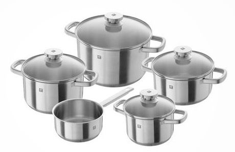 Zwilling Kochtopf Set Joy 5 teilig (Edelstahl 18/10) für 116,99€ (statt 188€)